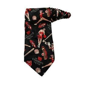 University Of Utah Sports Basketball Gymnastics Golf Collegiate Necktie